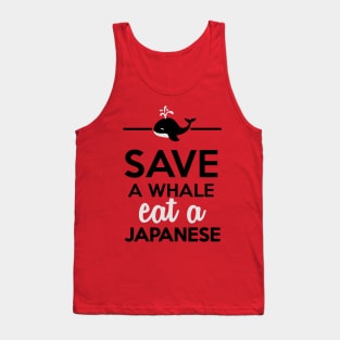 Eat & Drink - Save a Whale eat a Japanese Tank Top